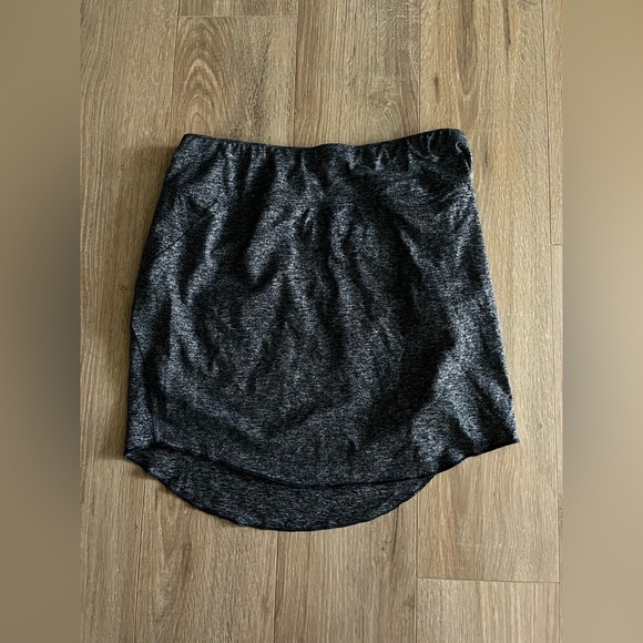 Oiselle Women’s Lux Skirt Blue Heathered Straight Stretch Athleisure - Size4 - Picture 2 of 6